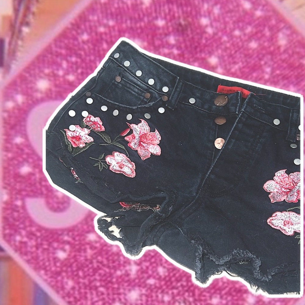 Summer denim shorts